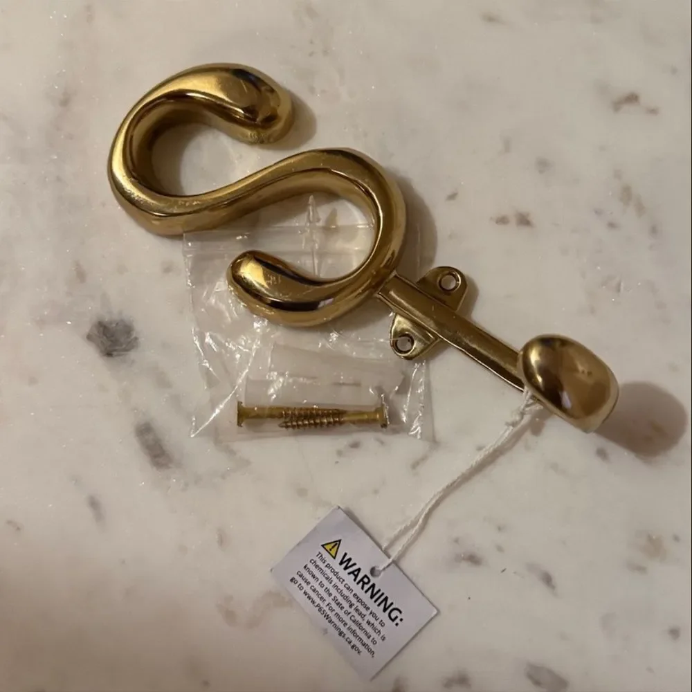 New Anthropologie Bubble Letter Monogram Hook